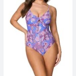 NIPTUCK Paisley Bandana Abigail One-Piece Swimsuit